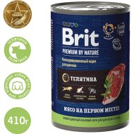 Консервы для щенков «Brit» Premium by Nature, телятина, 410 г