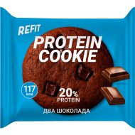 Пе­че­нье протеиновое Refit два шоколада, обогащённое белком, 40 г