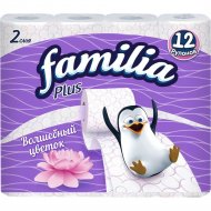 Набор бумаги туалетной «Familia» Plus, Магический цветок, 12 штук