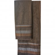 Полотенце «ЦУМ 1947» махровое, Shik, коричневый, 70х140 см