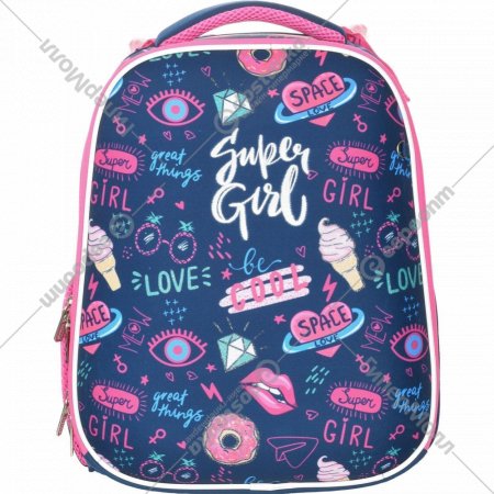 Школьный рюкзак «Schoolformat» Ergonomic 2 Super Girl, РЮКЖК2-СРЛ, синий