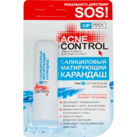 

Карандаш салици.мат."ACNE CONTROL"(тон1)
