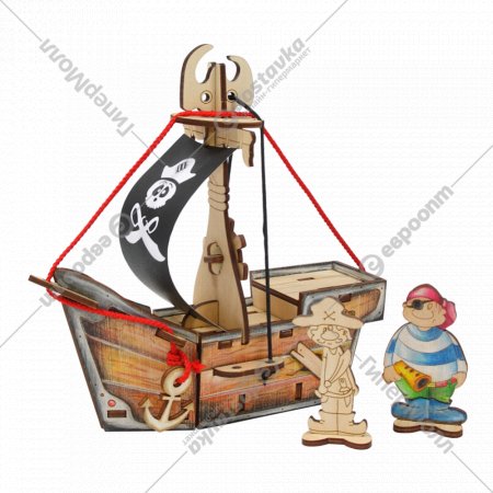Набор «Woody» Пиратский корабль «Карамба»