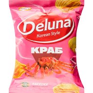 Снеки «DELUNA»(кукур,краб) 60г