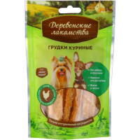 

Грудки курин."ДЕР.ЛАКОМСТ."(мини-пор)55г