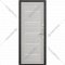 Дверь входная «Гарда» Муар Царга Лазер, Черный муар/Лиственница, L, 205х96 см