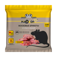 

Восковые табл.от крыс,мышей"NADZOR"100г