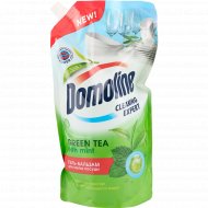 Гель-бальзам для мытья посуды «Domoline» Green tea with mint, 1 л