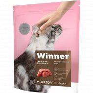 Сухой корм «Winner» для стерилизованных кошек с говядиной, 400 г