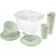 Набор посуды для пикника «Econova» Optimum, 433267636, 27 предметов