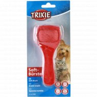 Мягкая щетка-пуходерка «Trixie» для ухода за шерстью, 6x13 см