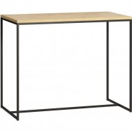 Барный стол «Millwood» Сидней, дуб золотой крафт\черный муар, 110х60х105 см
