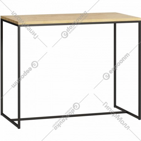 Барный стол «Millwood» Сидней, дуб золотой крафт\черный муар, 110х60х105 см