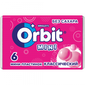 Же­ва­тель­ная ре­зин­ка «Orbit» клас­си­че­ский, 10.2 г