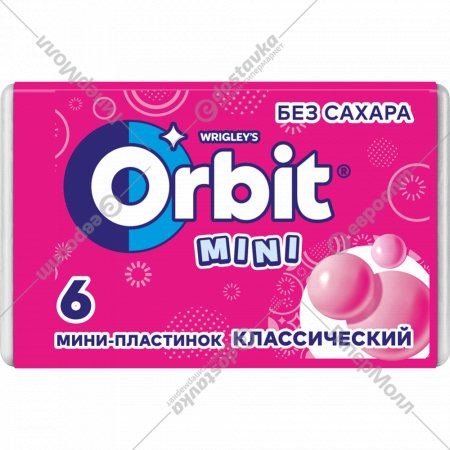 Жевательная резинка «Orbit» классический, 10.2 г
