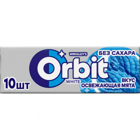 Же­ва­тель­ная ре­зин­ка «Orbit» White, осве­жа­ю­щая мята, 13.6 г