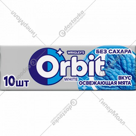 Жевательная резинка «Orbit» White, освежающая мята, 13.6 г