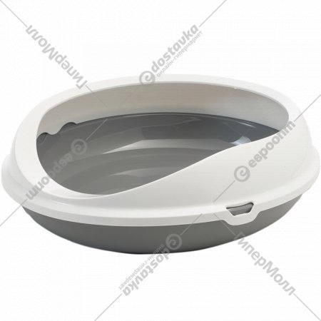 Туалет-лоток «Savic» figaro, 55x48.5x15.5 см, серый