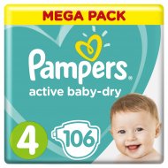 Подгузники «Pampers» Active Baby-Dry 9–14 кг, размер 4, 106 шт