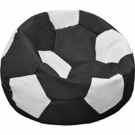 Бескаркасное кресло «Flagman» Мяч Стандарт, М1.1-392, чёрный, белый