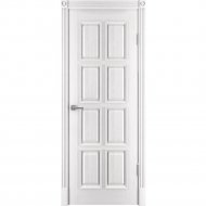 Дверь «Юркас шпон» Лондон ДГ Ф8 Белая эмаль, 200х70 см