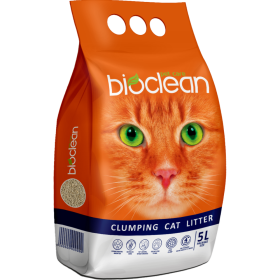 На­пол­ни­тель ком­ку­ю­щий­ся «Bioclean» для ко­ша­чье­го туа­ле­та, 5 л