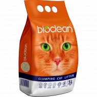 Наполнитель комкующийся «Bioclean» для кошачьего туалета, 5 л.