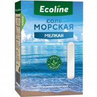 Соль морская «Ecoline» натуральная пищевая, помол №0, 1 кг