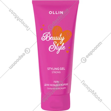 Гель для укладки волос «Ollin» Beauty Style, сильная фиксация, 200 мл