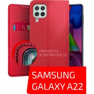 Чехол-книга «Volare Rosso» Book case, для Samsung Galaxy A22, красный