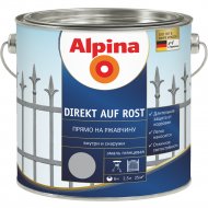 Эмаль «Alpina» Direkt auf Rost, Ral9016, яркий белый, 2.5 л