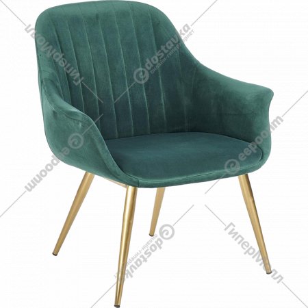 Кресло «Halmar» Elegance 2, темно-зеленый/золотой