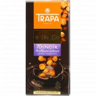 Шоколад «Trapa» Intenso, горький с цельным фундуком, 175 г