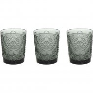 Набор стаканов «Tognana» Glass/Savoia, N3585N20056, серый, 320 мл, 3 шт