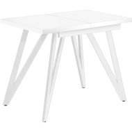 Обеденный стол «Millwood» Женева 3 раздвижной, ЛДСП белый/белый, 100/140х60х76 см