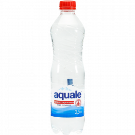 Вода питьевая «Aquale» газированная, 0.5 л