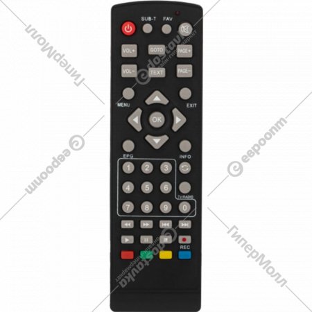 Пульт ДУ «Rexant» 38-0012, для DVB-T2+TV