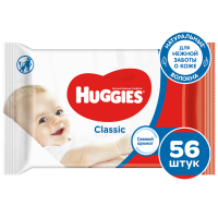 

Салфетки влаж.детс."HUGGIES CLASSIC"56шт