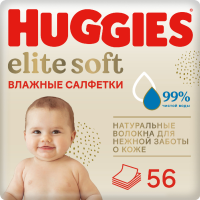 

Салфет.вл.дет."HUGGIES"(Elite Soft)56шт