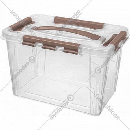 Ящик для хранения «Econova» Grand box, 433200214, коричневый, 6.65 л