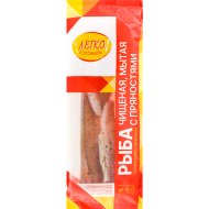 Хек патагонский (мерлуза) без чешуи с пряностями, замороженный, 1 кг, фасовка 0.5&nbsp;-&nbsp;0.65 кг