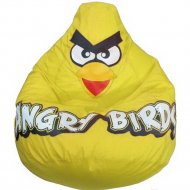 Бескаркасное кресло «Flagman» Груша Angry Birds, Г2.1-045, желтый