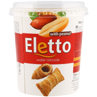 

Ваф. мини-трубочки "ELETTO"(арахис)130г