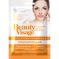 

Маска д/лица"BEAUTY VISAGE"(мул.тон)25мл