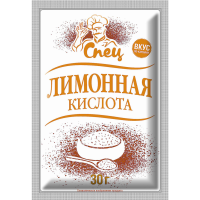 

Лимонная кислота "СПЕЦ" 30г