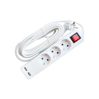

Удлинитель"ETP"(3P/2м,с выкл.и USB)