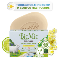 

Туалетное мыло"BIOMIO"(литсея,берг.)90г