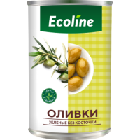 

Оливки "ECOLINE" (б/к,ж/б) 280г