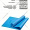 Коврик для йоги и фитнеса «Starfit» FM-101 PVC, синий, 173x61x0.8 см