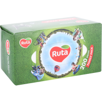 

Салфетки косм"RUTA"(2сл,Family Pack)200л